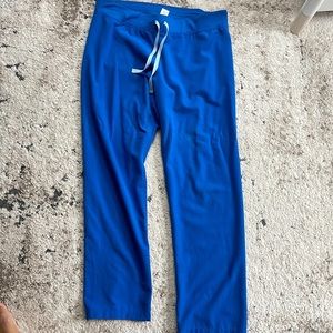 Figs Royal blue Livingston scrub pants